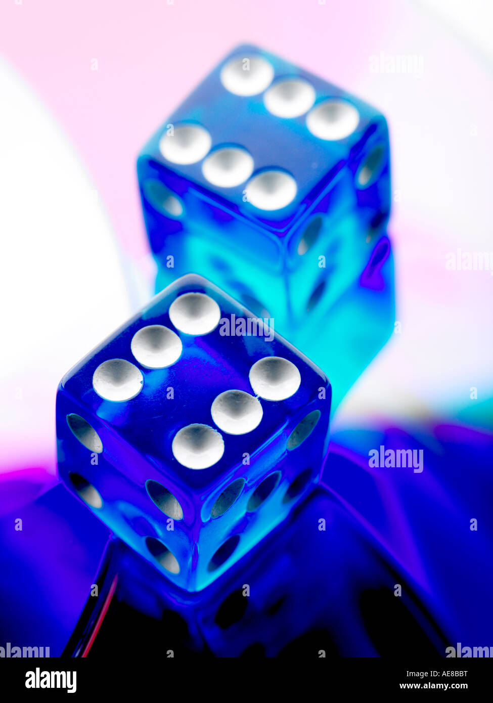 snake eyes on dice Stock Photo Alamy