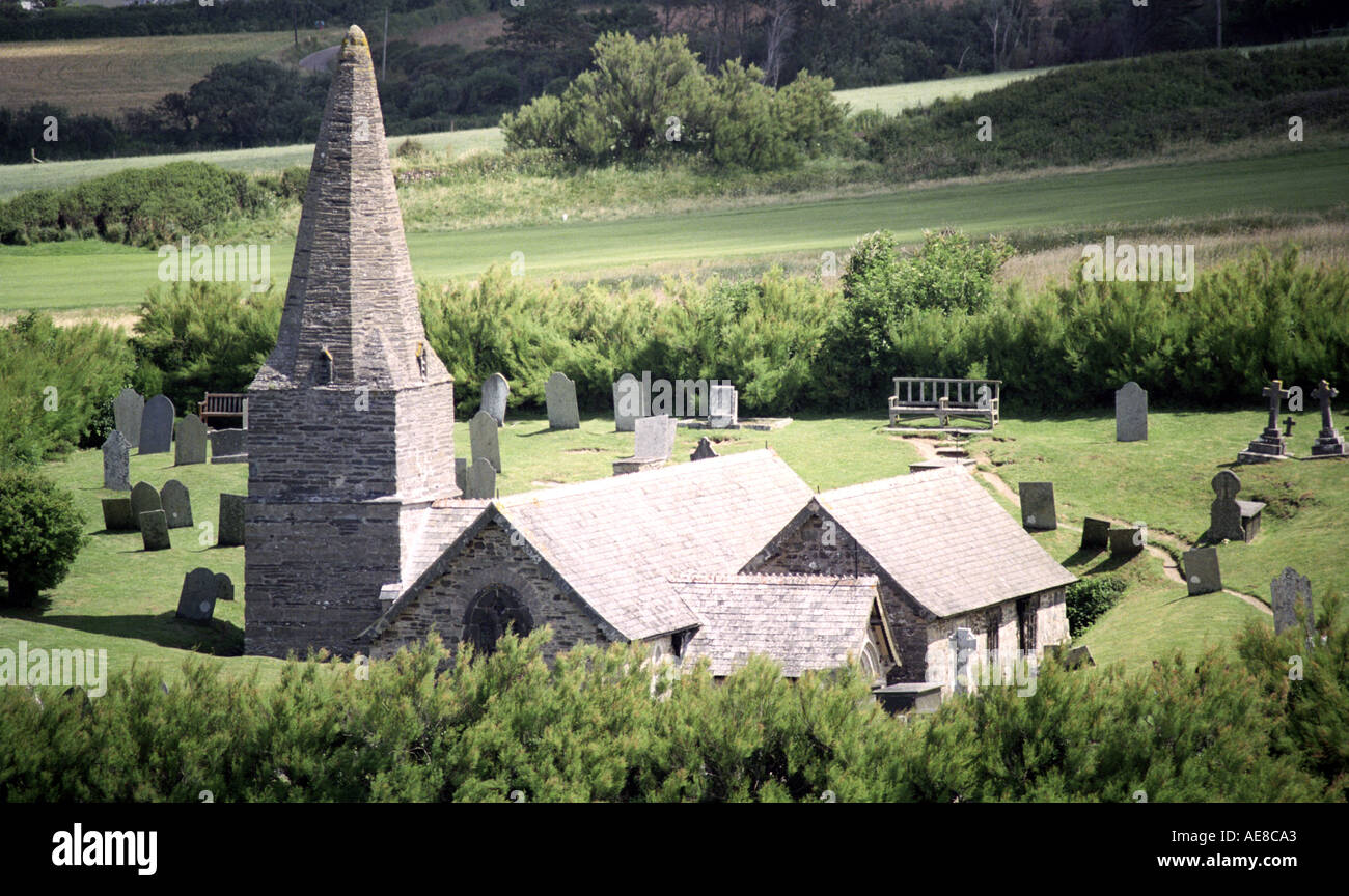 St Petrocks church Daymer Bay near Padstow Cornwall England United
