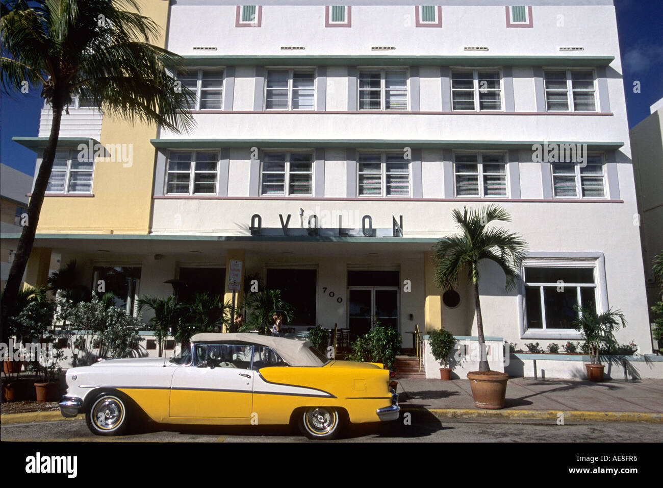 Avalon Hotel South Beach Miami Florida Stock Photo