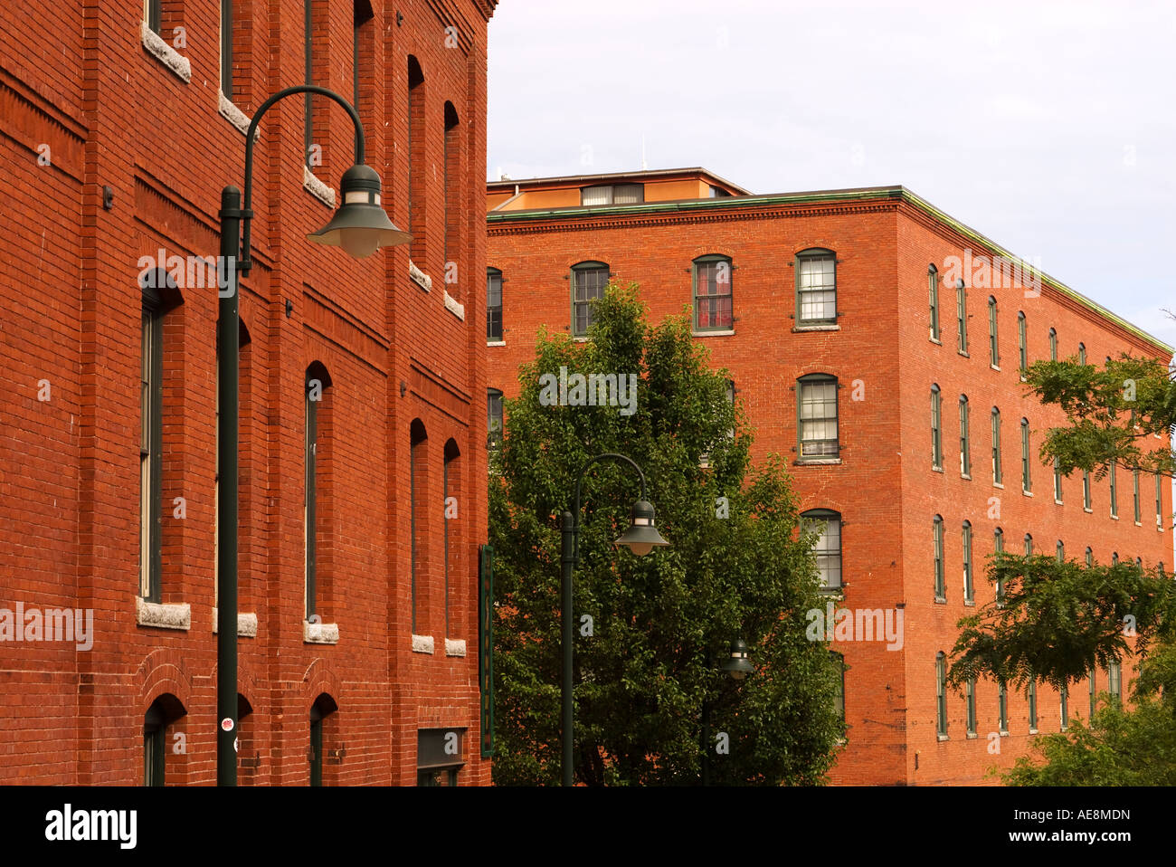 old warehouses, Portland, Maine Stock Photo Alamy