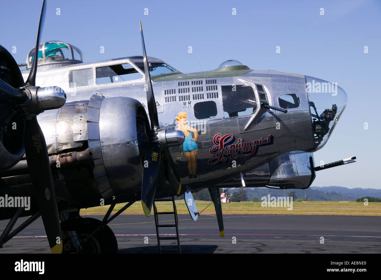B 17G Sonoma airport California Stock Photo Alamy