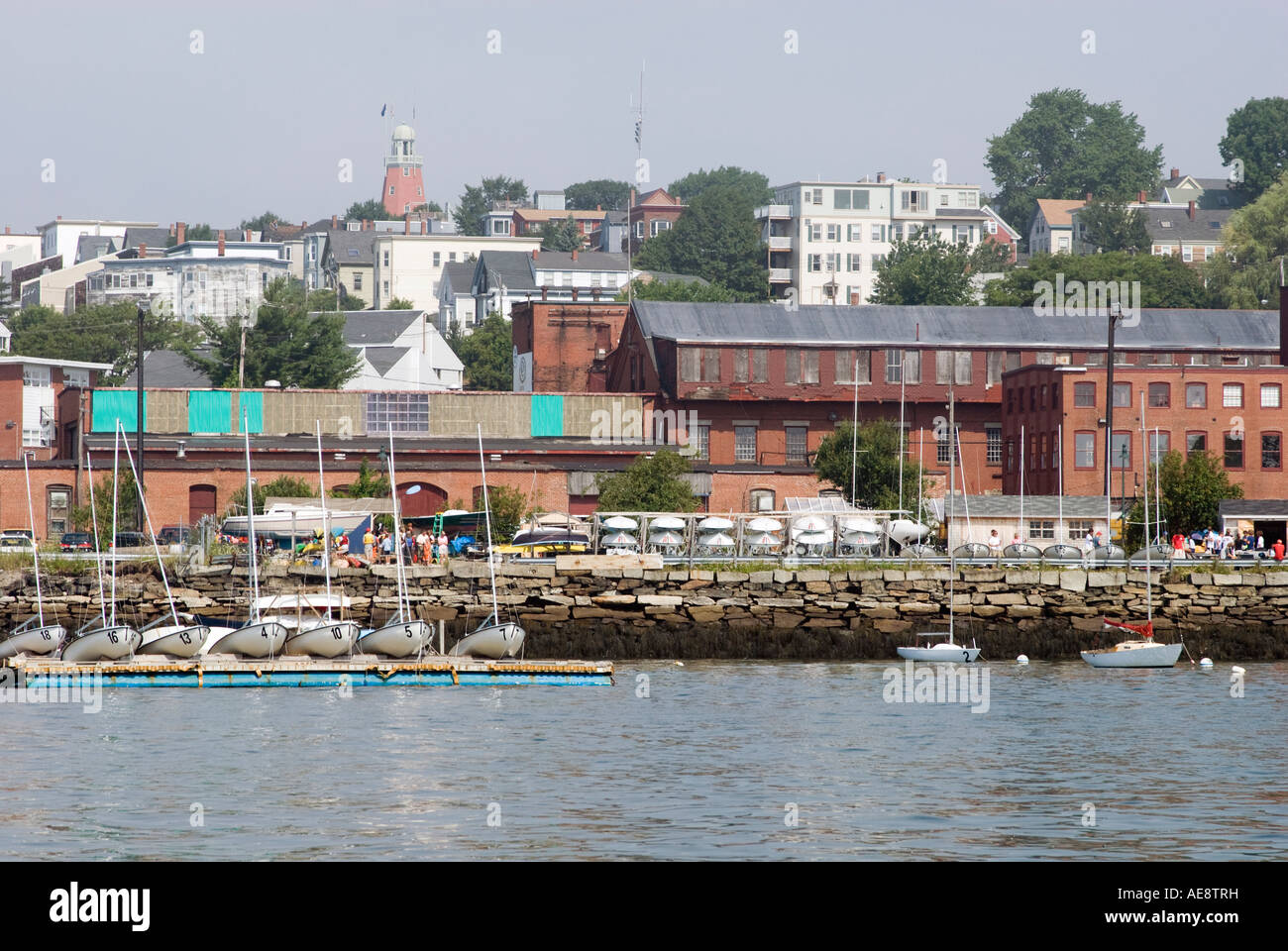 Portland, Maine waterfront Stock Photo Alamy