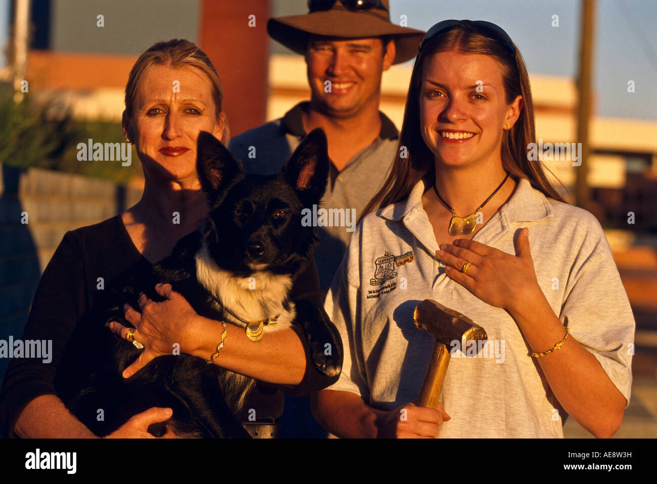 Jewellery from local gold Kalgoorlie,  Goldfields Region, Western Australia,  horizontal, Stock Photo