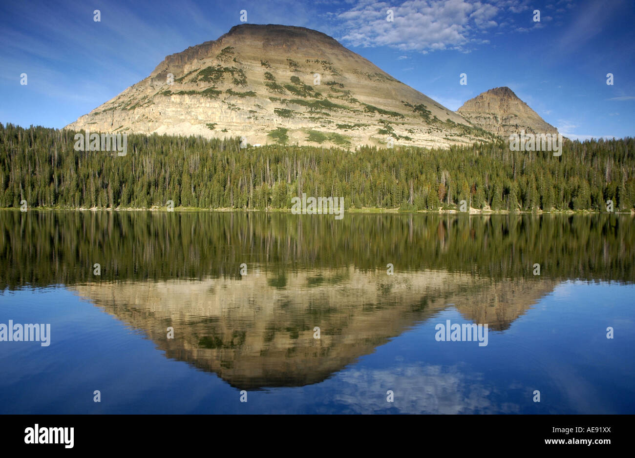 Mirror Lake, Utah Stock Photo Alamy