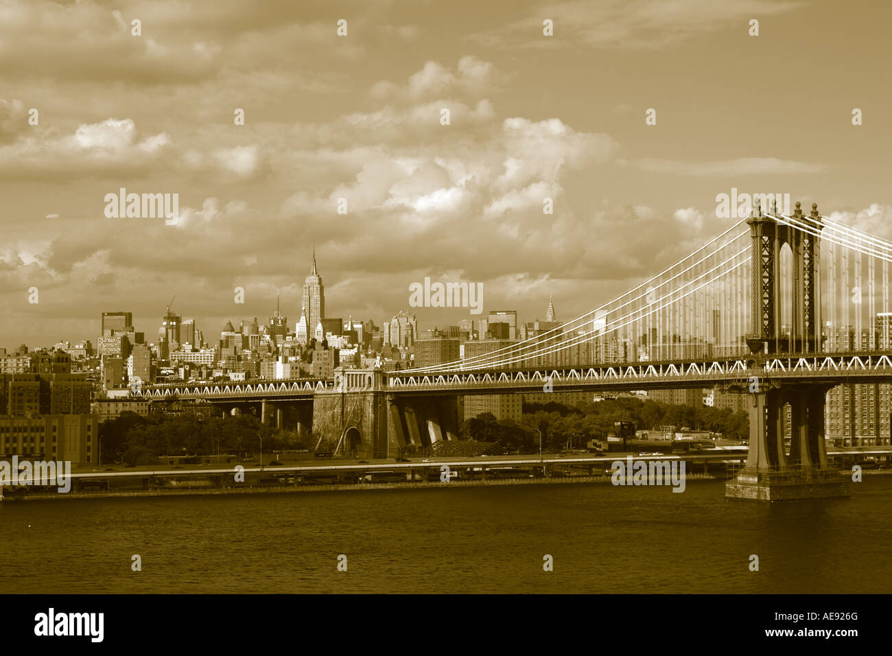 Bridge in New York Stock Photo