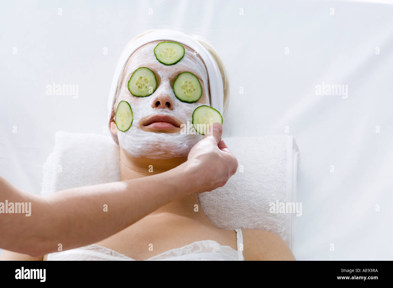 Download Face Mask Beauty Cucumber High Resolution Stock Photography And Images Alamy PSD Mockup Templates