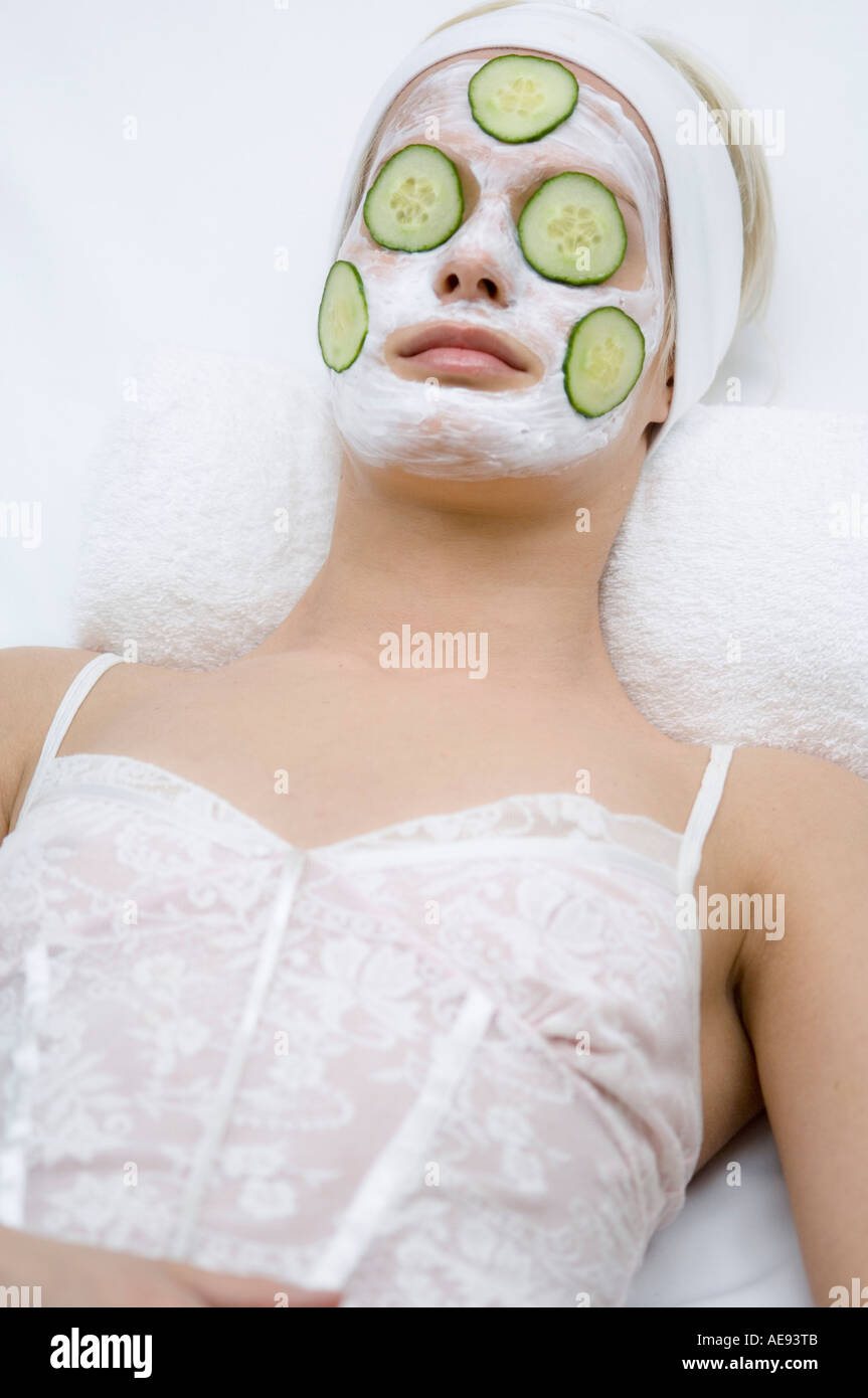 Download Face Mask Beauty Cucumber High Resolution Stock Photography And Images Alamy PSD Mockup Templates