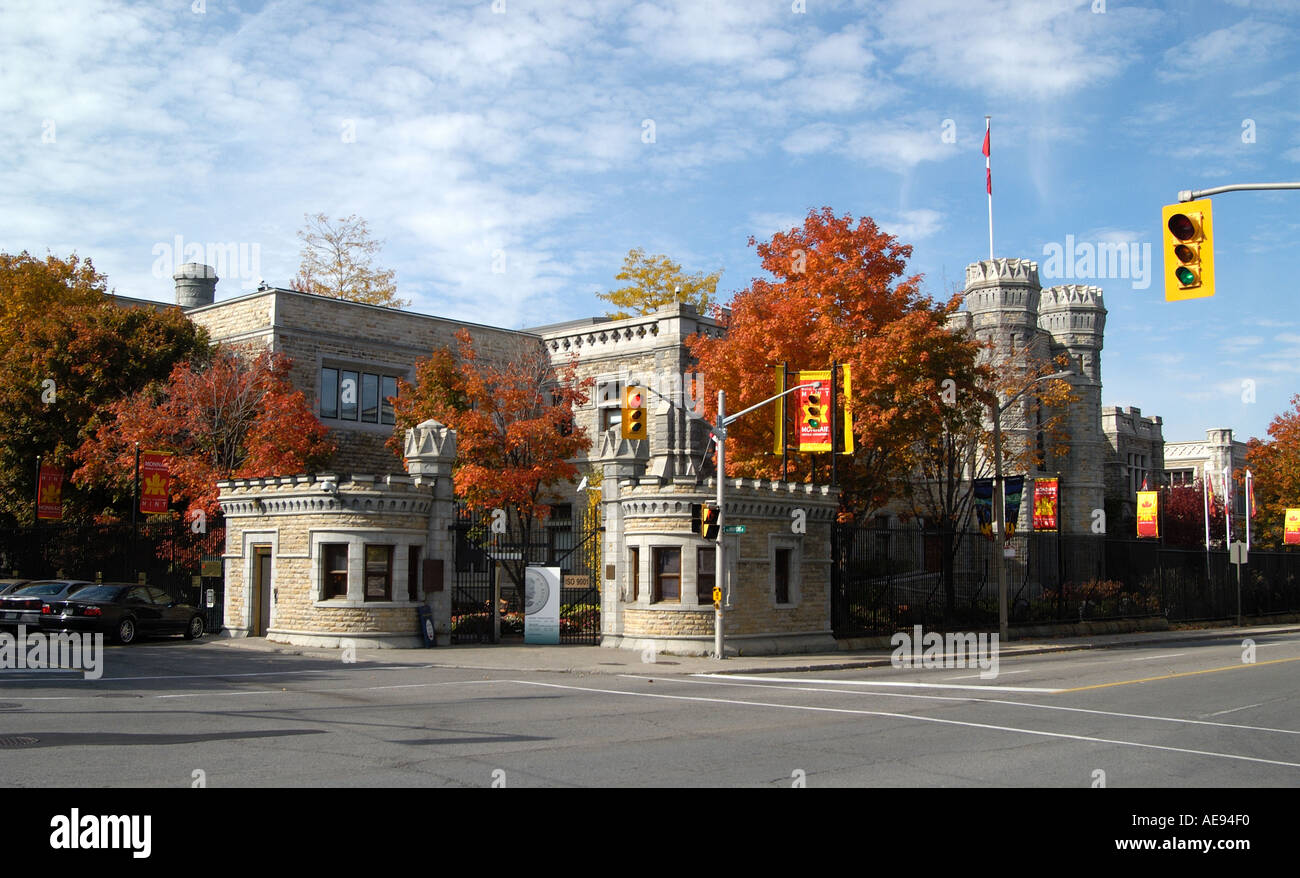 Royal Canadian Mint on Sussex Dr during fall in Ottawa Stock Photo