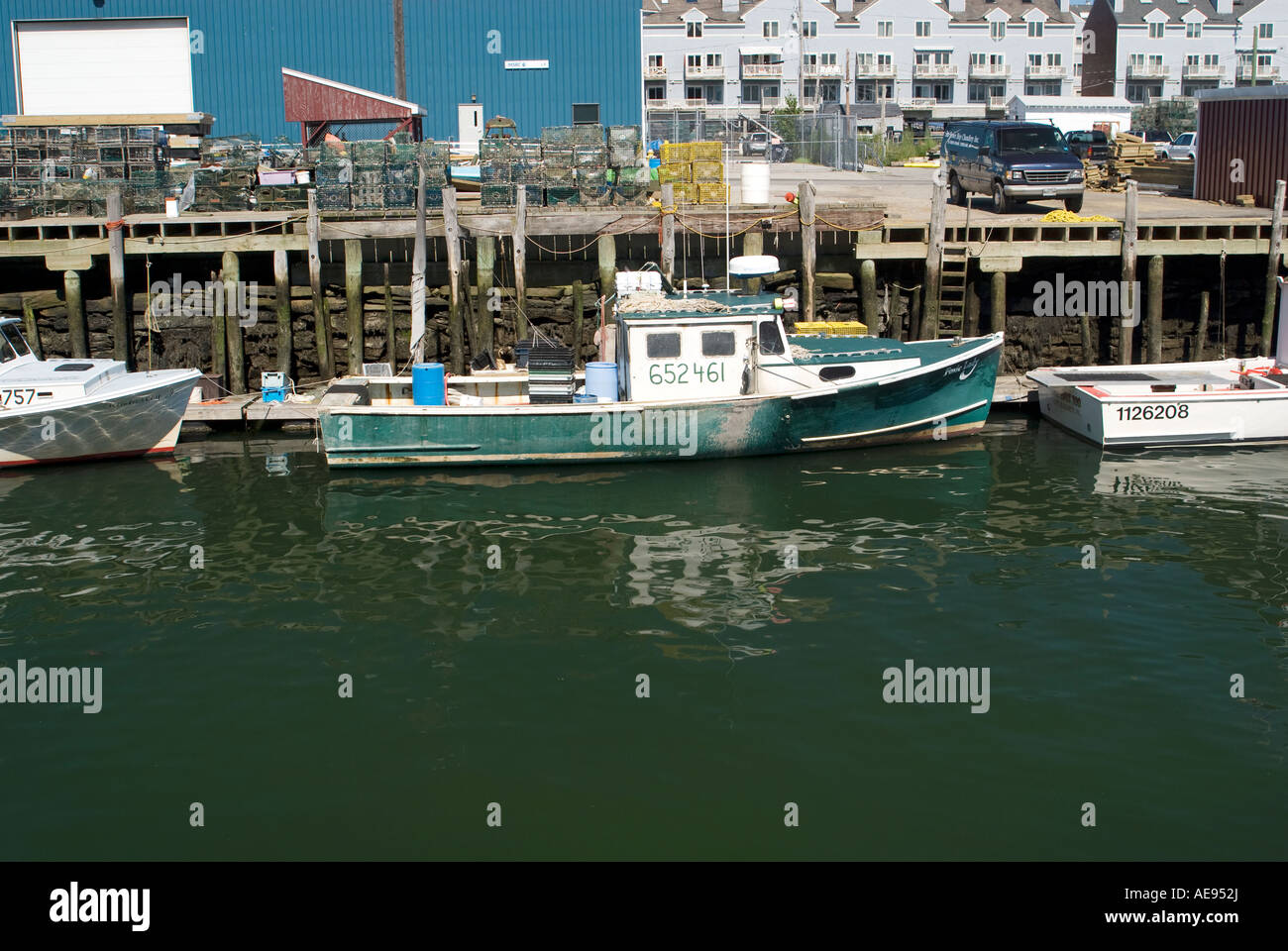 Portland, Maine waterfront Stock Photo Alamy