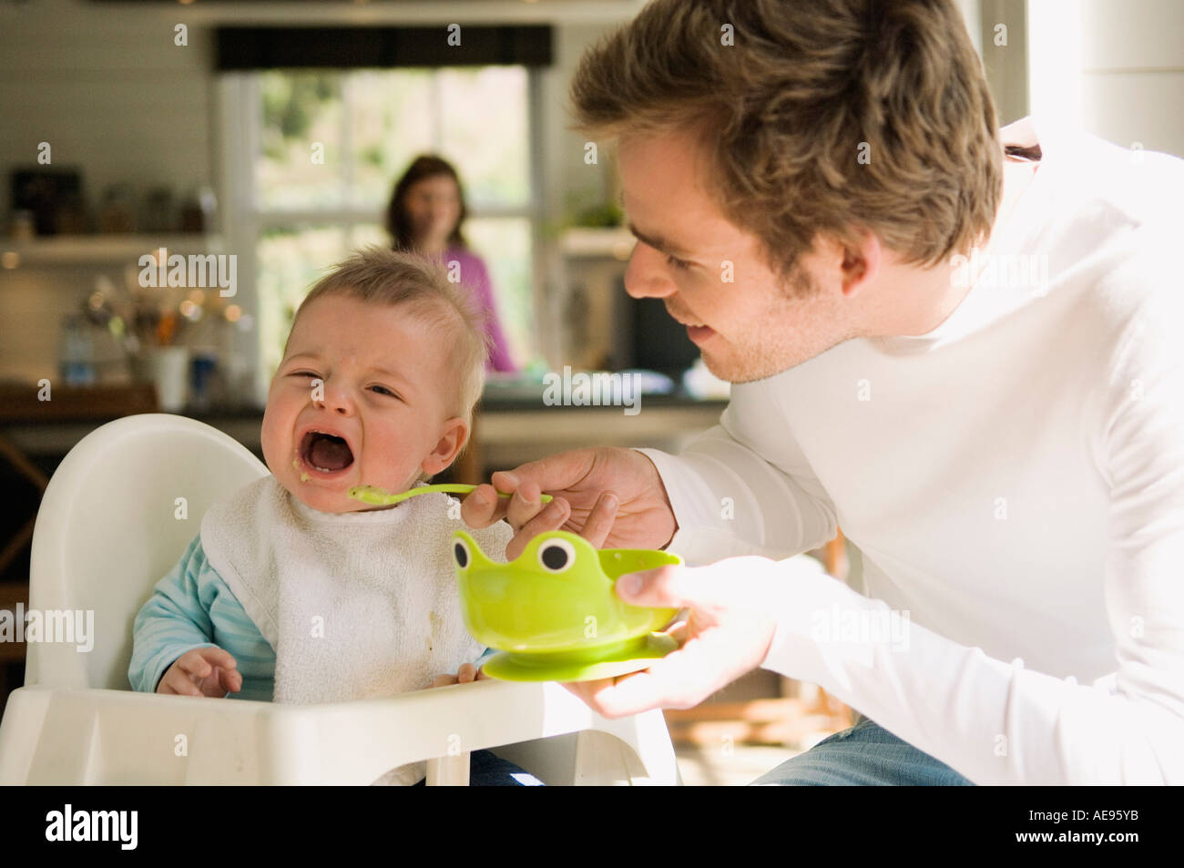 baby crying during feeding