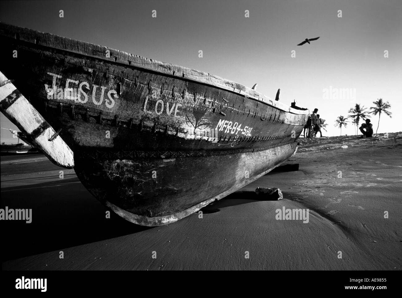 Goa beach Black and White Stock Photos & Images - Alamy