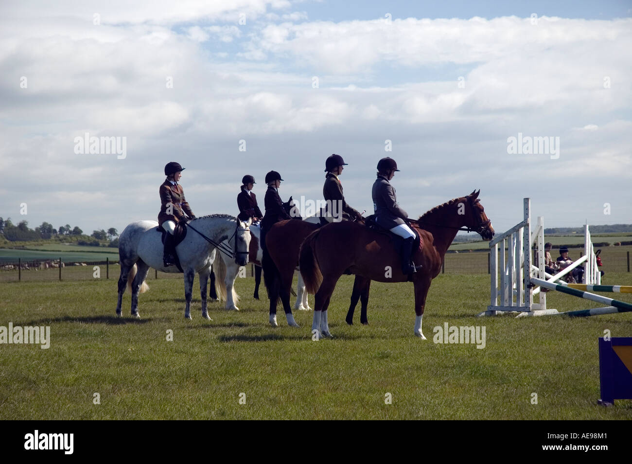 Judging of Riding Club horse class at Central and West Fife Annual