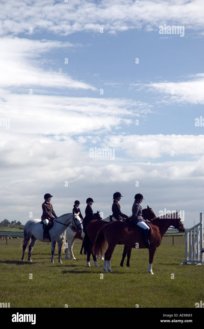 Judging of Riding Club horse class at Central and West Fife Annual