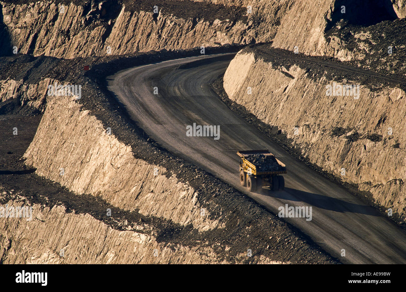 Gold mining Australia Stock Photo