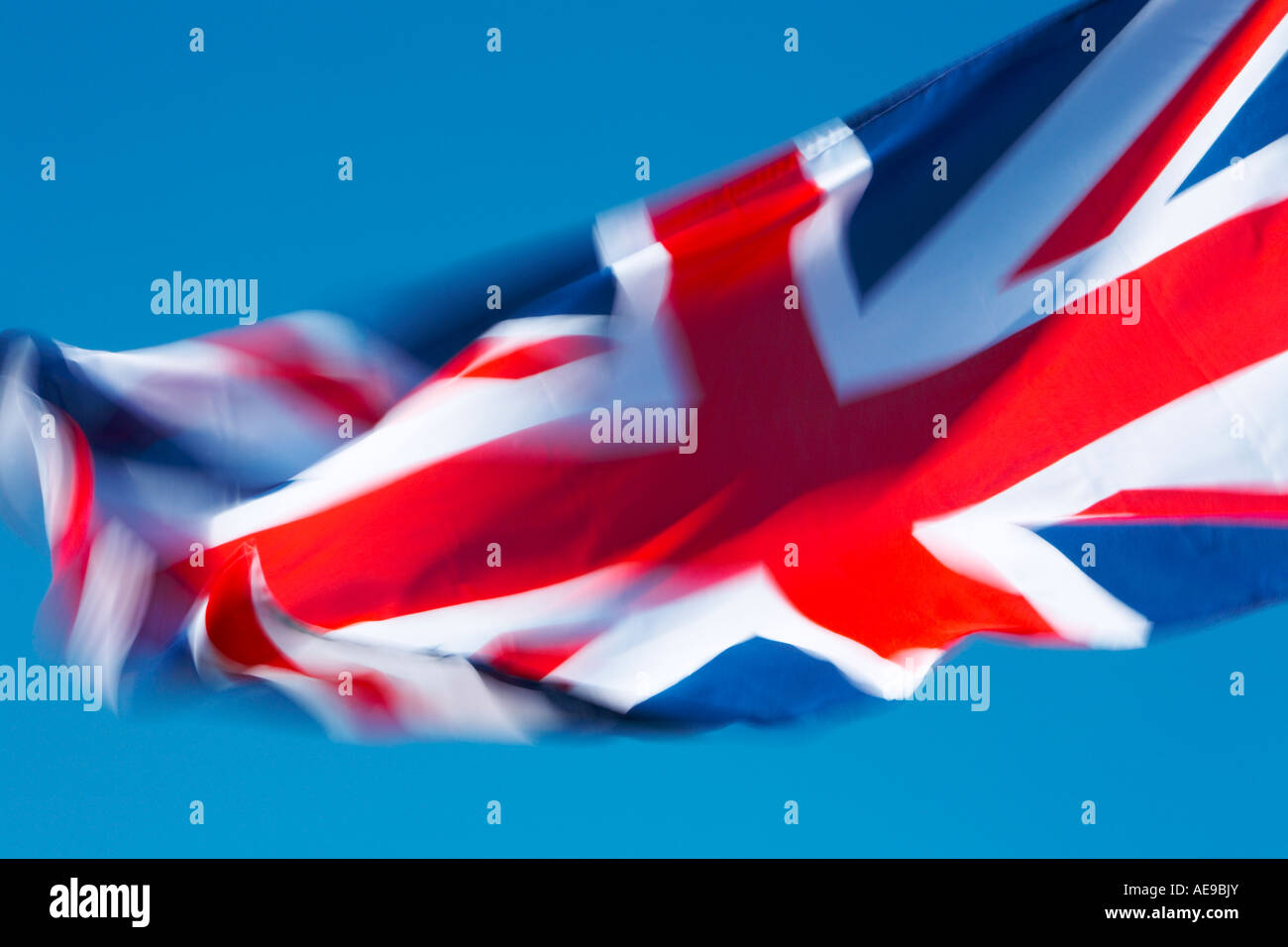 UNION JACK FLAG, ENGLAND, SCOTLAND, WALES, UK Stock Photo