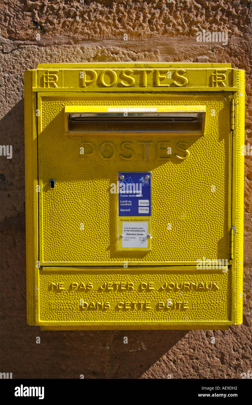 Mailbox in france Stock Photo Alamy