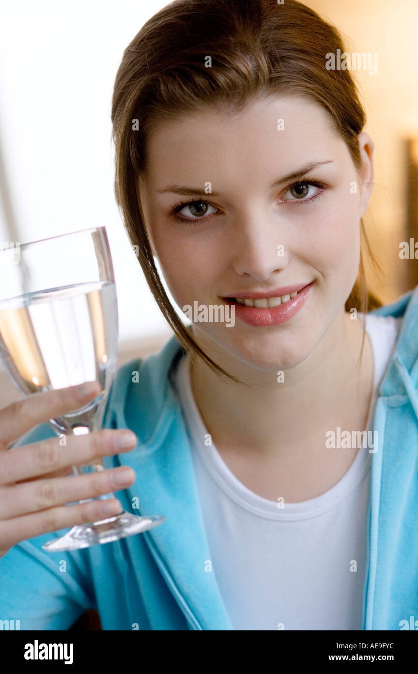 Woman Biting Glass Stock Photos & Woman Biting Glass Stock 