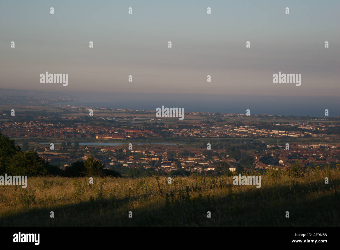 0223 Pollution cloud over Eastbourne 2 Stock Photo Alamy