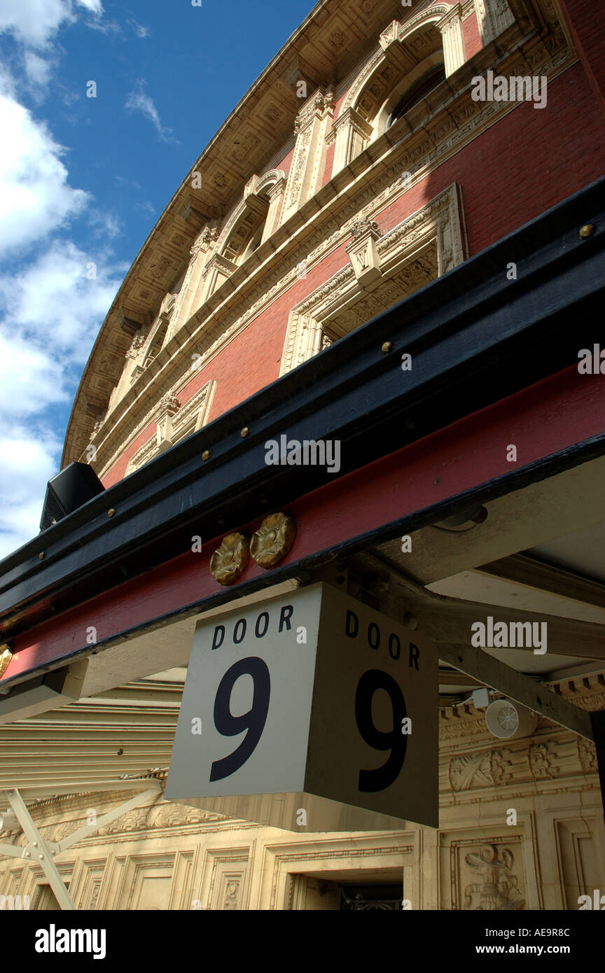Gate 9 at the famous Royal Albert Hall in London Stock Photo Alamy