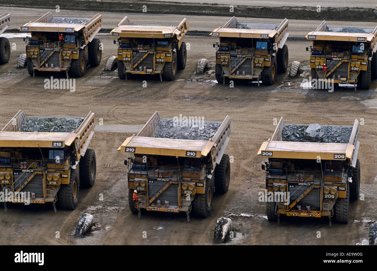 Gold mining Australia Stock Photo