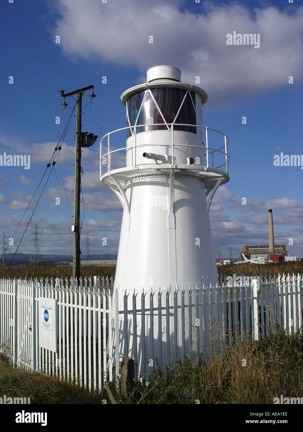 East Usk Lighthouse at the Gwent Levels Wetlands Nature Reserve near