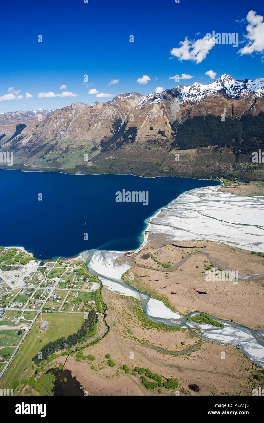 Lake Wakatipu and Glenorchy Queenstown Region South Island New Zealand ...