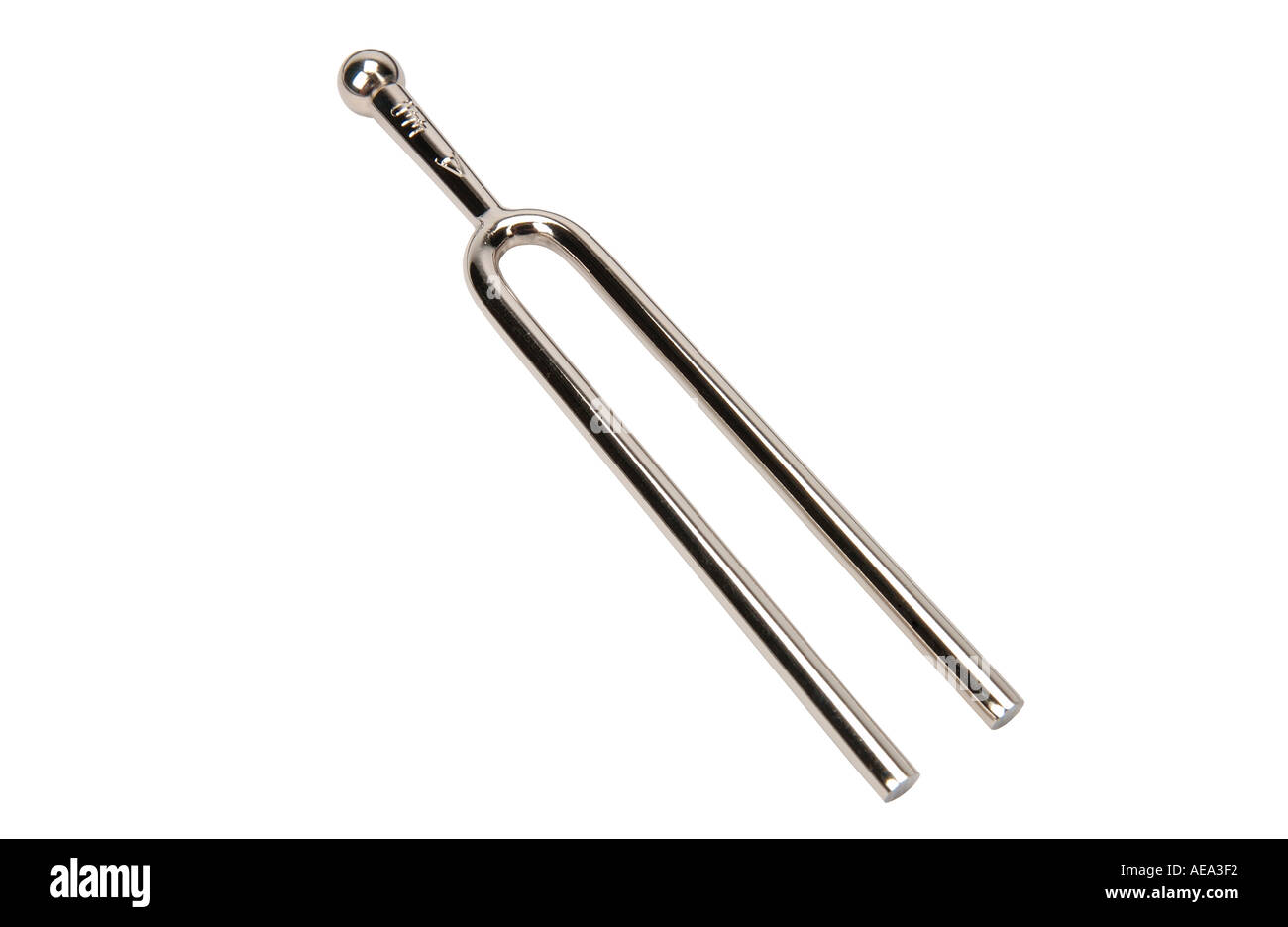 Tuning fork sound a note Stock Photo Alamy