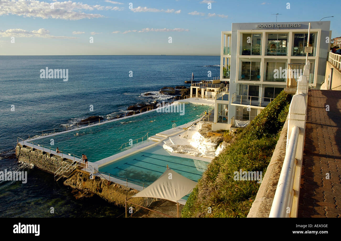 The Bondi Iceberg Club S Large Ocean Swimming Pool Near Sydney S Bondi Beach Australia Stock Photo Alamy