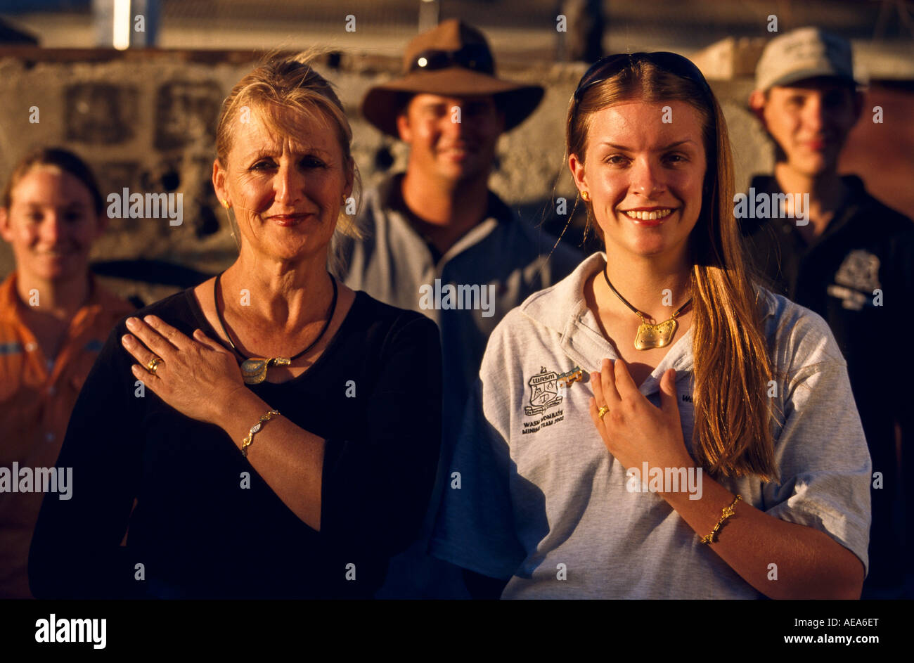 Jewellery from local gold Kalgoorlie,  Goldfields Region, Western Australia,  horizontal, Stock Photo