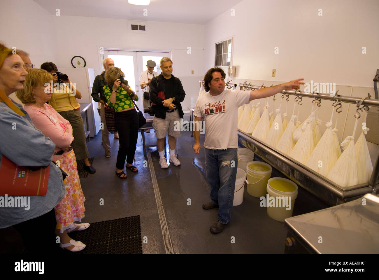 Tour of goat cheese farm Harley Farms in Pescadero San Mateo Coast of