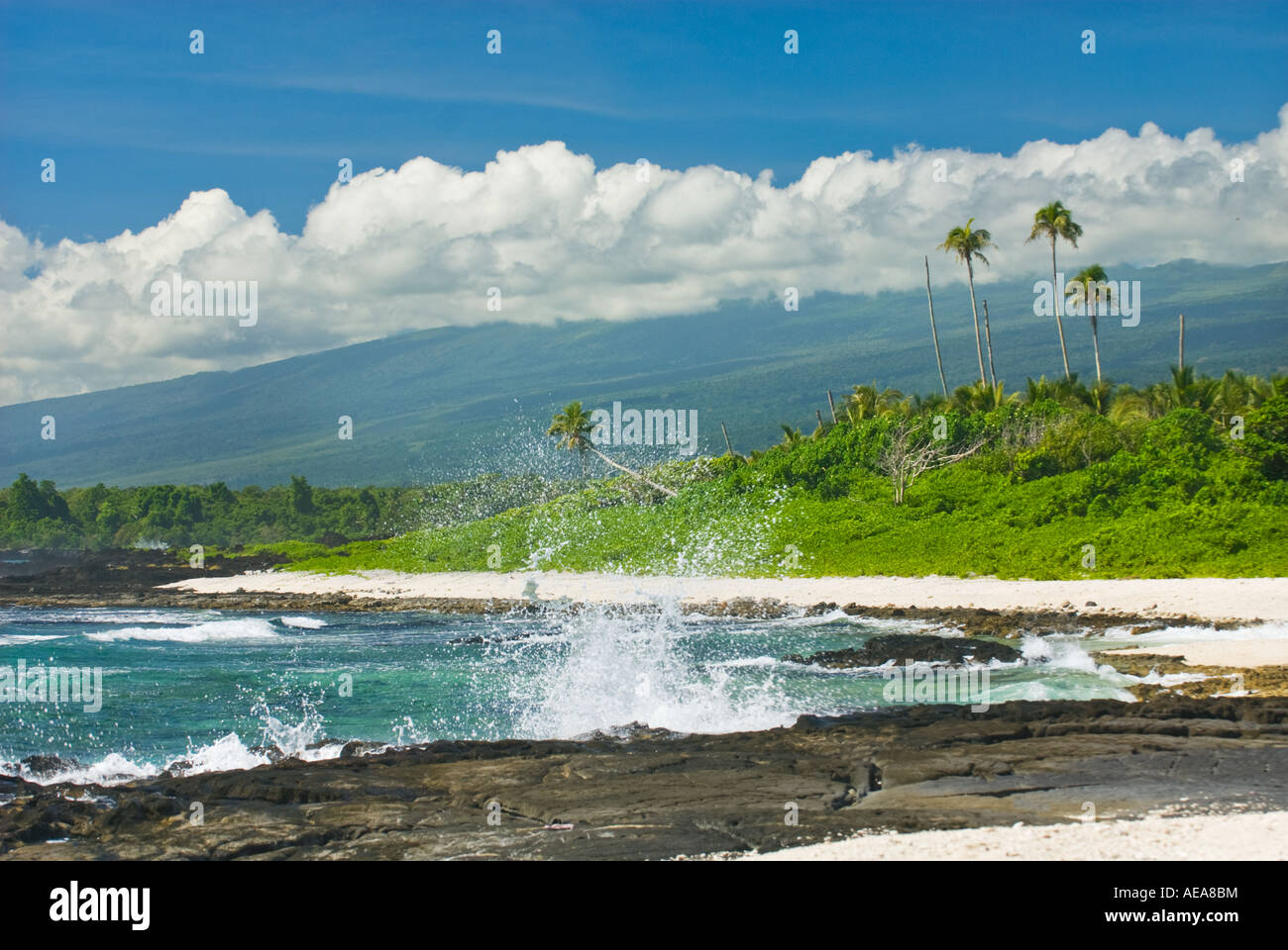 SAMOA SAVAII most western point region kap head of savaii