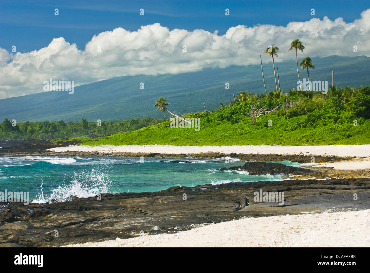 SAMOA SAVAII most western point region kap head of savaii