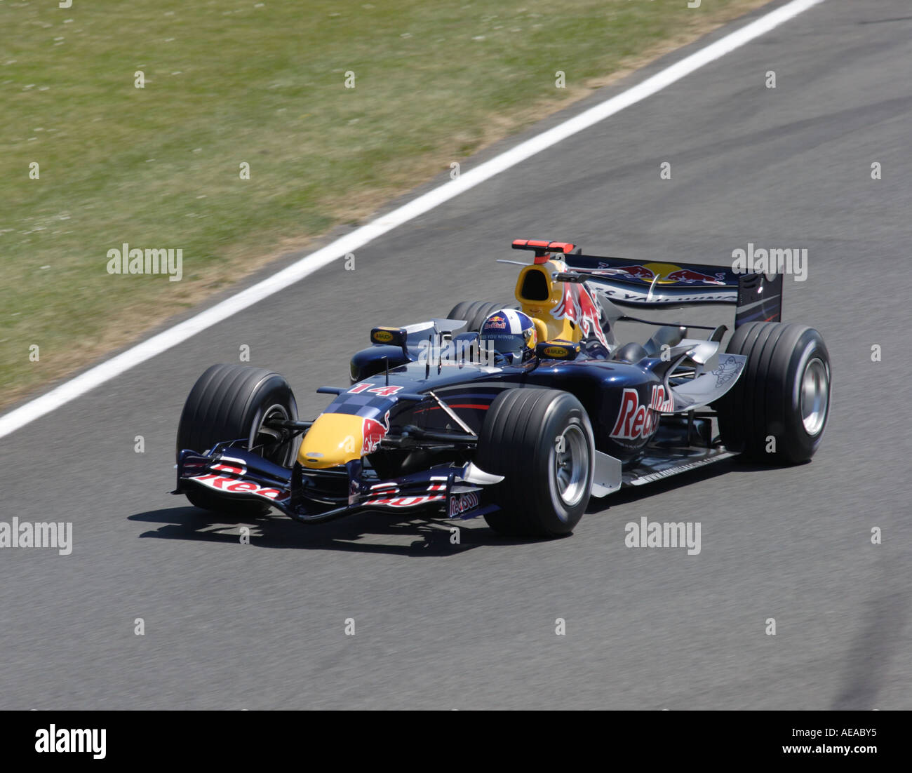 David Coulthard Red Bull Racing RBR British F1 Grand Prix Silverstone June 2006 Stock Photo