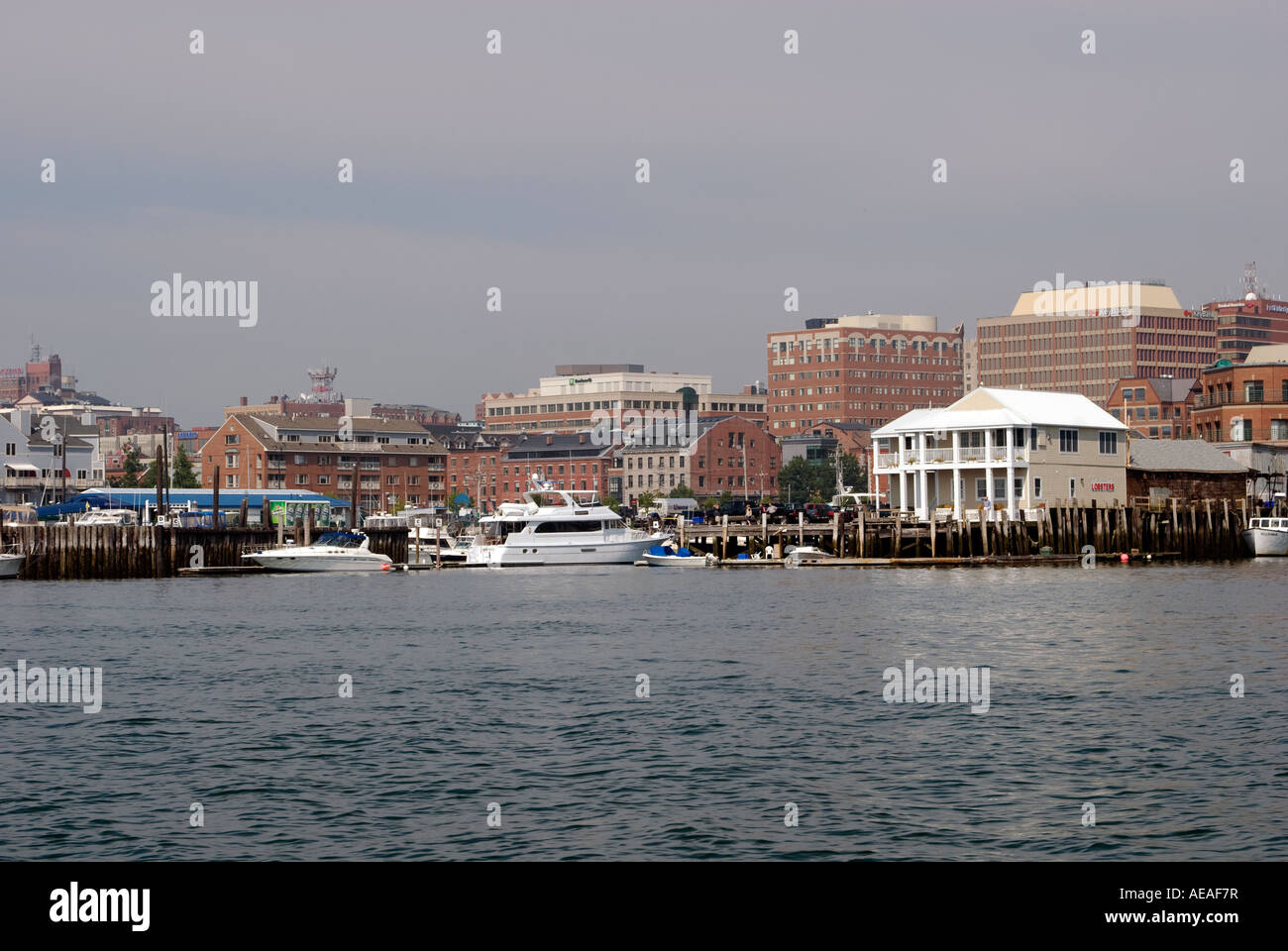 Portland, Maine waterfront Stock Photo Alamy
