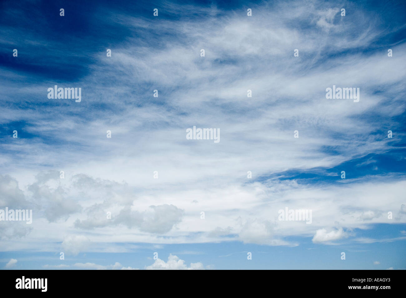 white clouds against blue sky Stock Photo - Alamy