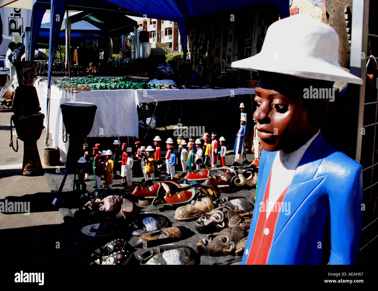 Pretoria City Flea market Hatfield Square Stock Photo Alamy