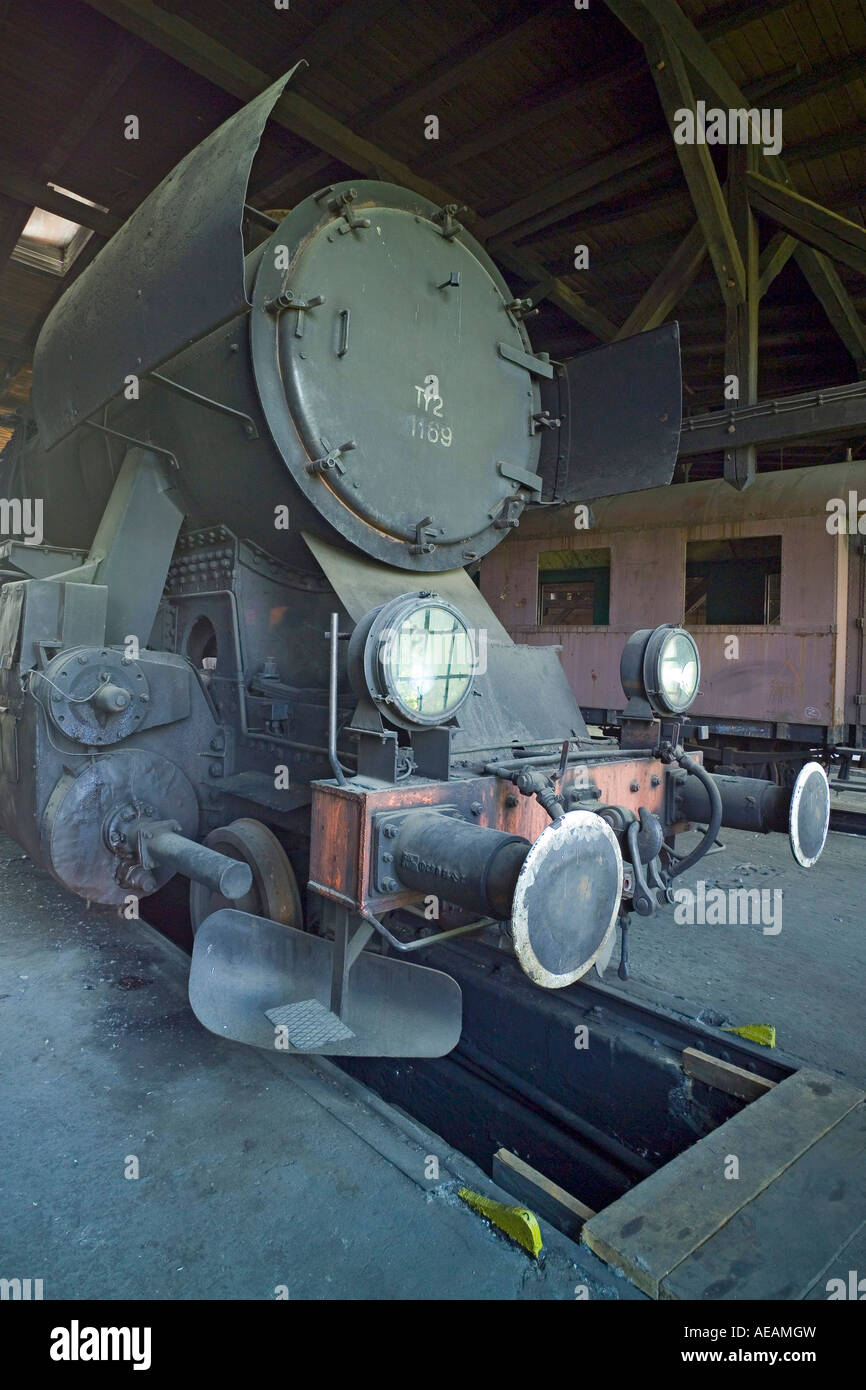 Steam engine locomotive Ty 2 Stock Photo