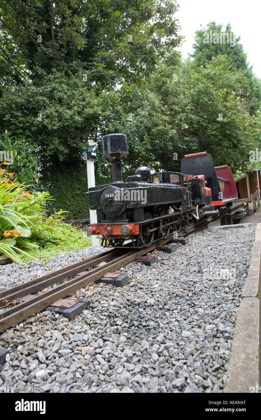 Miniature steam train at Wythall Transport Museum Stock Photo Alamy