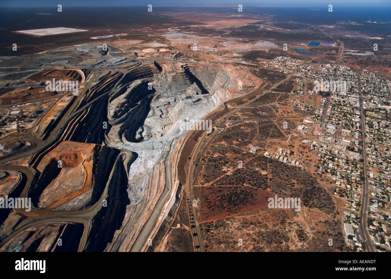 Gold mine, Kalgoorlie, Western Australia Stock Photo