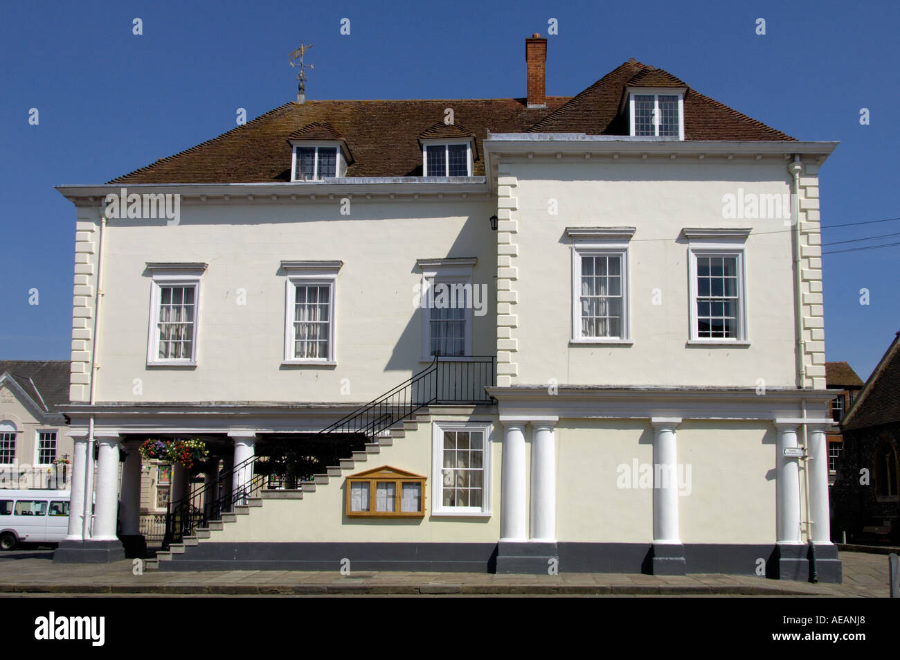Town hall Market place Wallingford England Stock Photo Alamy