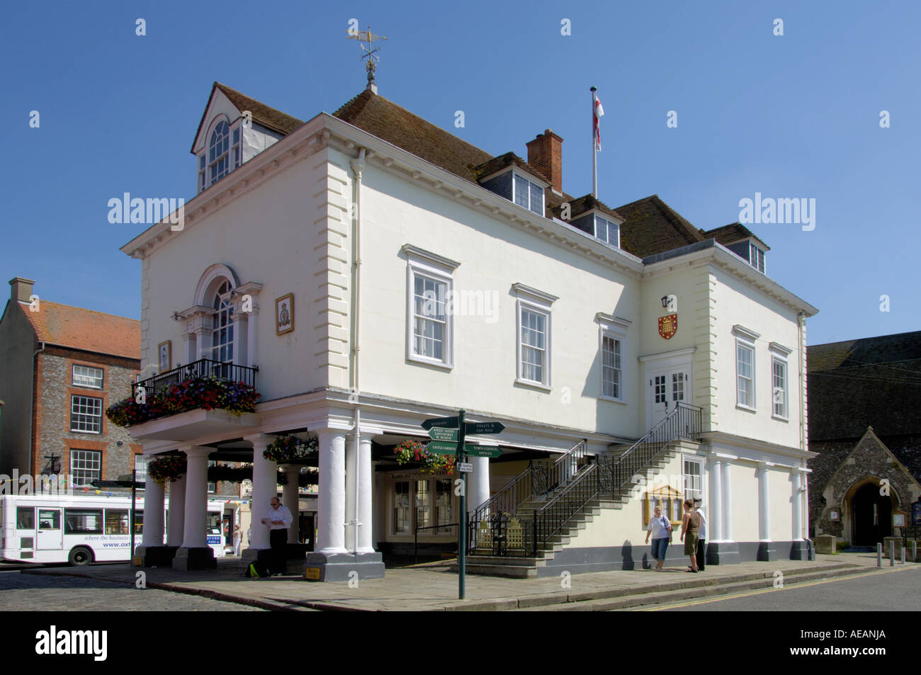 Town hall Market place Wallingford England Stock Photo Alamy