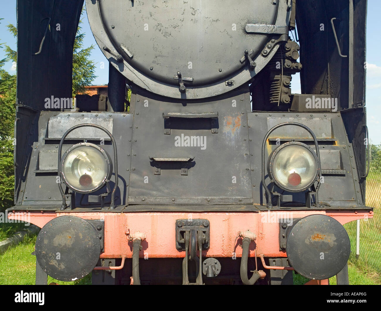 Steam engine locomotive Pt 47 Stock Photo