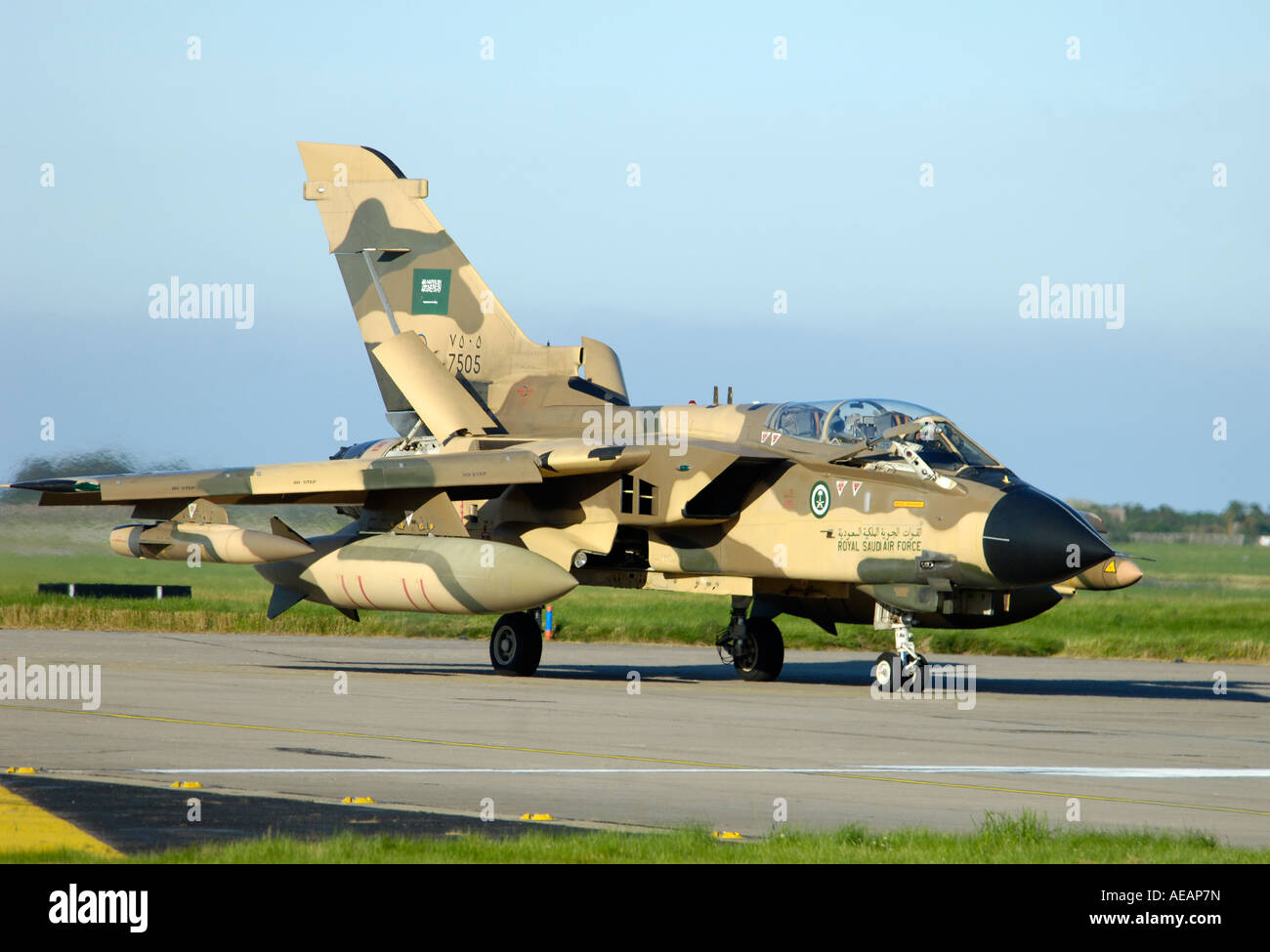 Saudi Royal Airforce Panavia GR4 Tornado IDS Stock Photo