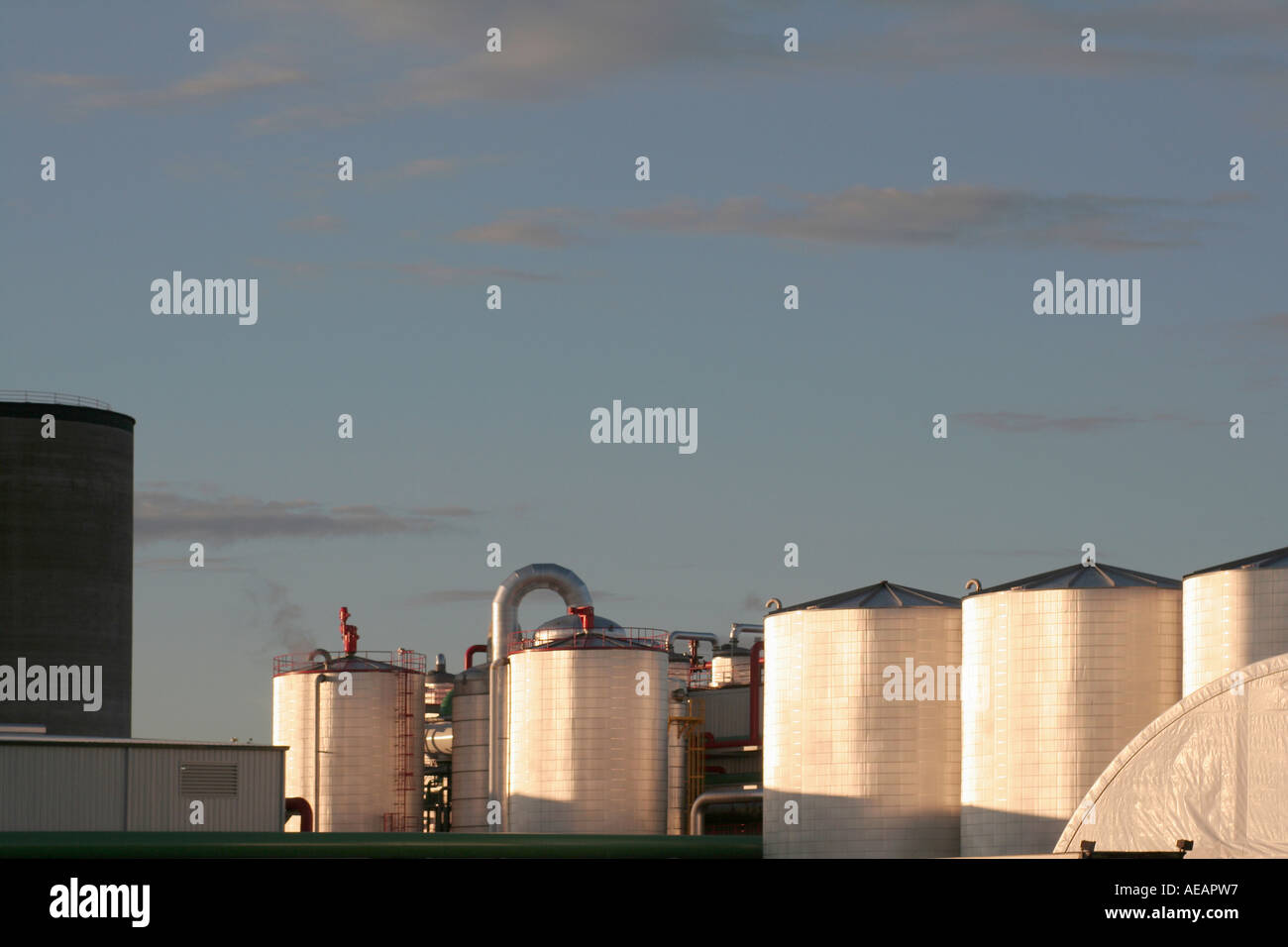 Fairbank Iowa Ethanol Plant Stock Photo Alamy