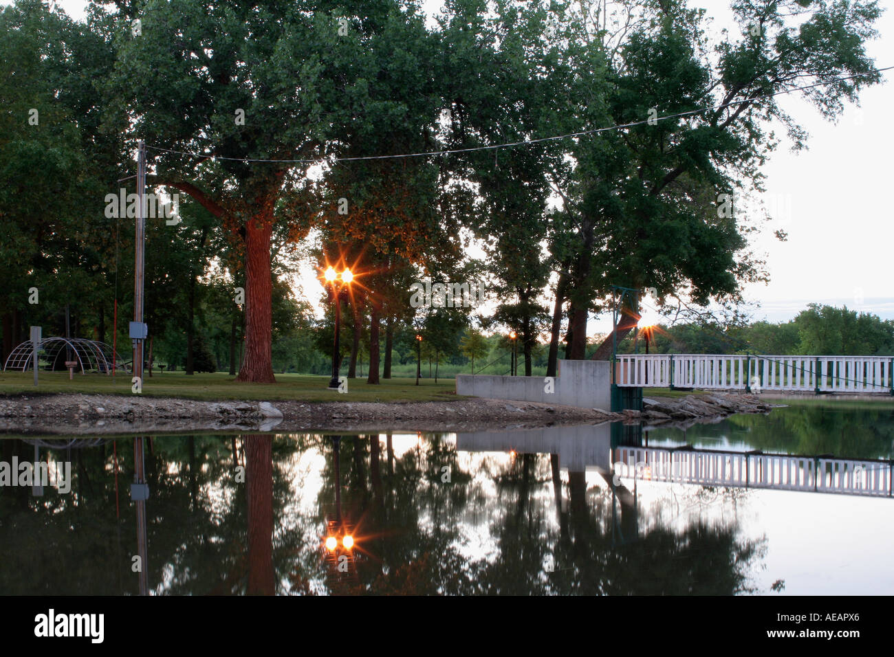 Island Park, Fairbank Iowa Stock Photo Alamy