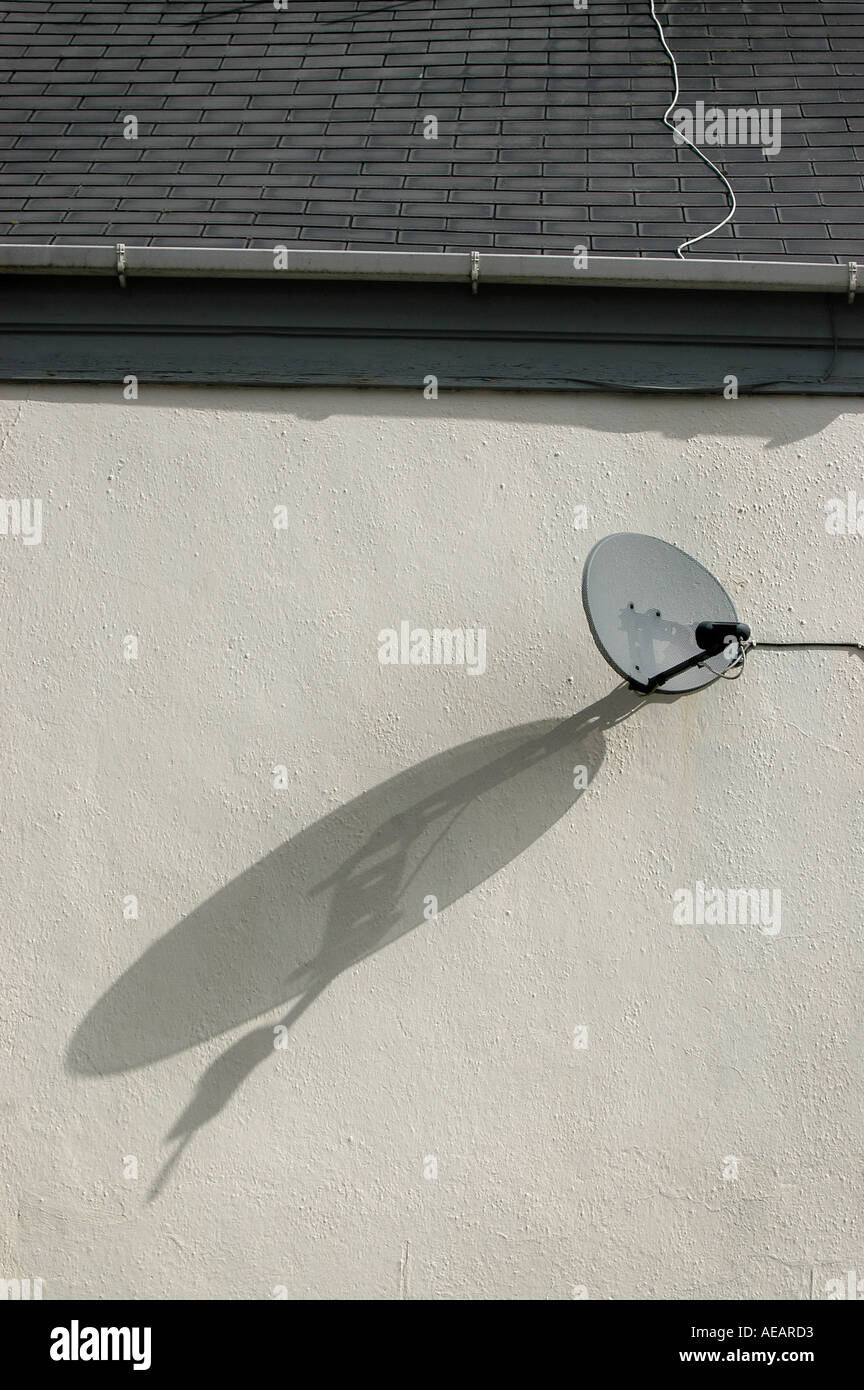 Satellite dish on the side of a house hi-res stock photography and ...