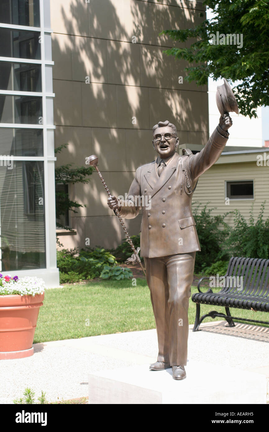 Meredith Willson statue Stock Photo
