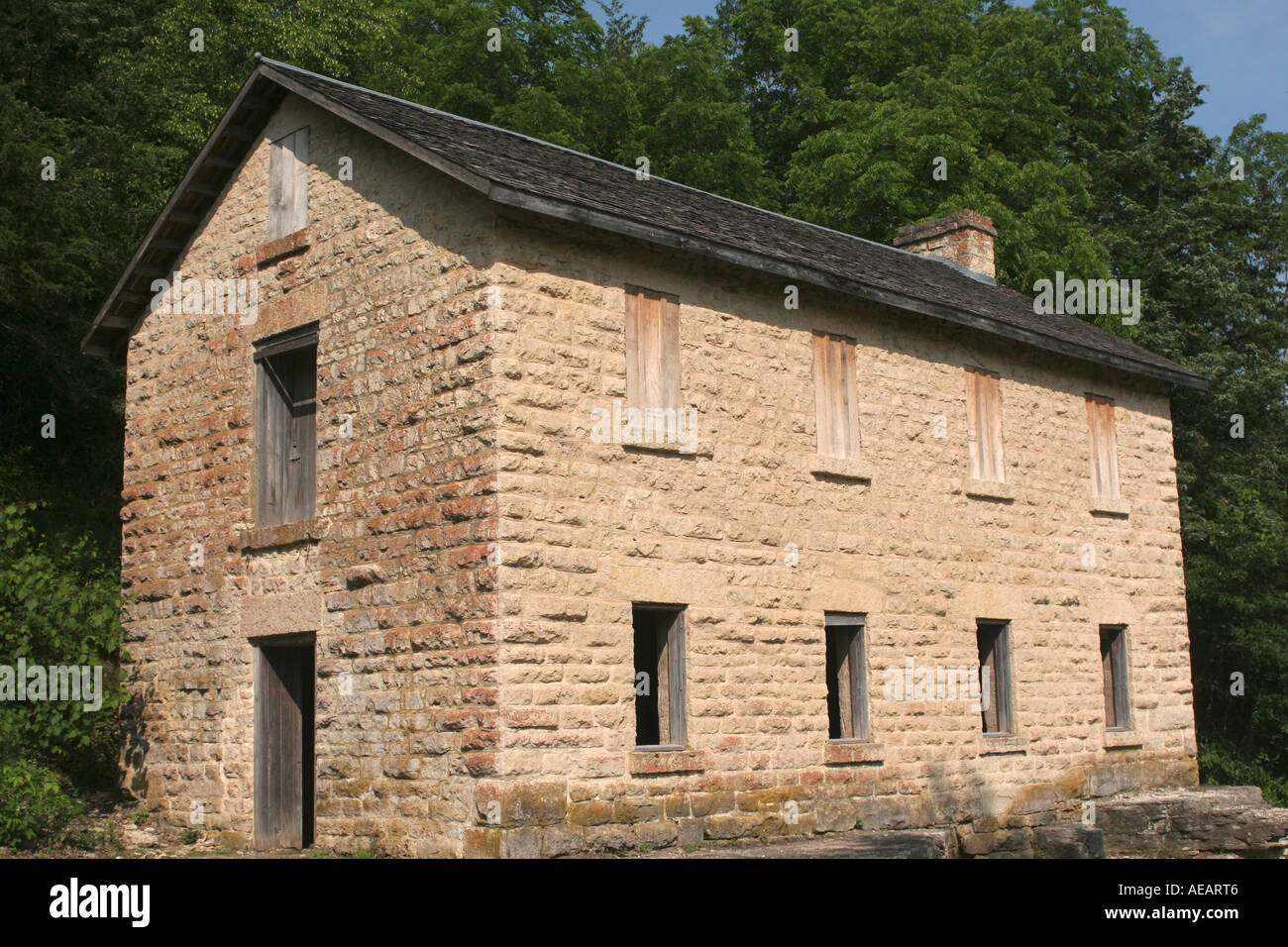 Motor Mill, Elkader Iowa, cooperage Stock Photo Alamy