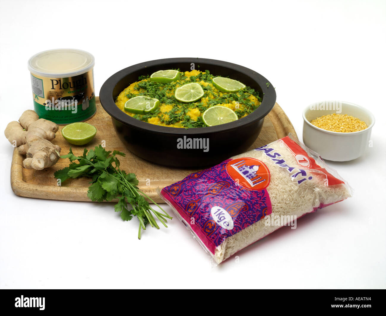 Ayurvedic Food Kitchari Split Yellow Mung Beans Basmati Rice Water