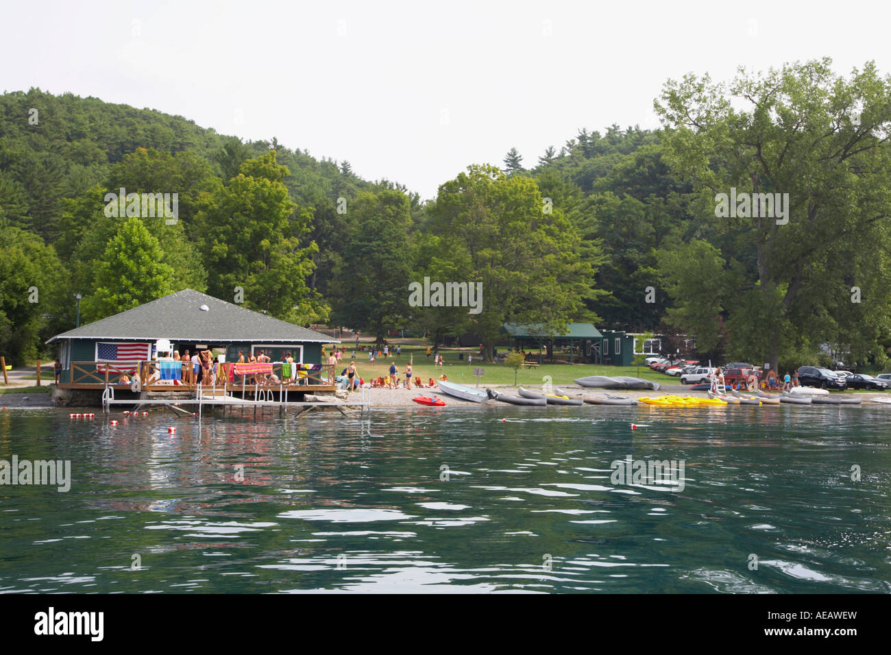 Girls Camp on Skaneateles Lake in the Finger Lakes Region of New York State Stock Photo Alamy